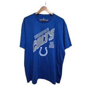 Indianapolis Colts‎ NFL T-Shirt Mens XL Royal Blue Football Graphic Tee